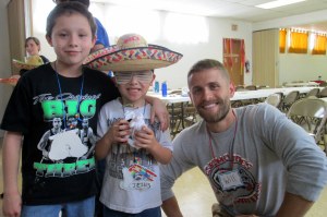 Will with two of our young campers!